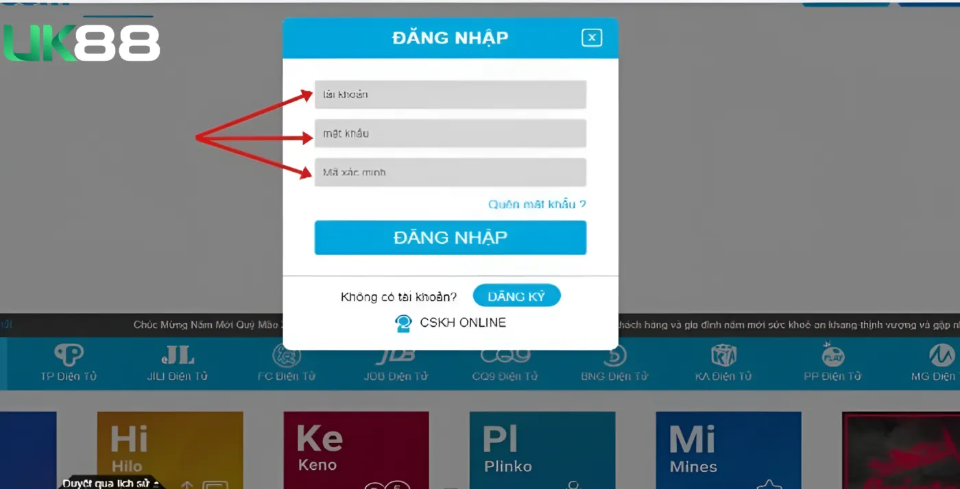 Hướng Dẫn Đăng Nhập Uk8 Trên Từng Nền Tảng