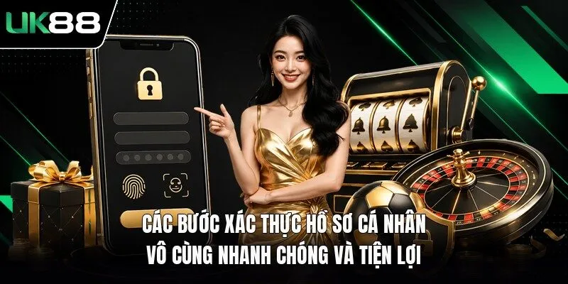 Các bước xác thực hồ sơ cá nhân vô cùng nhanh chóng và tiện lợi