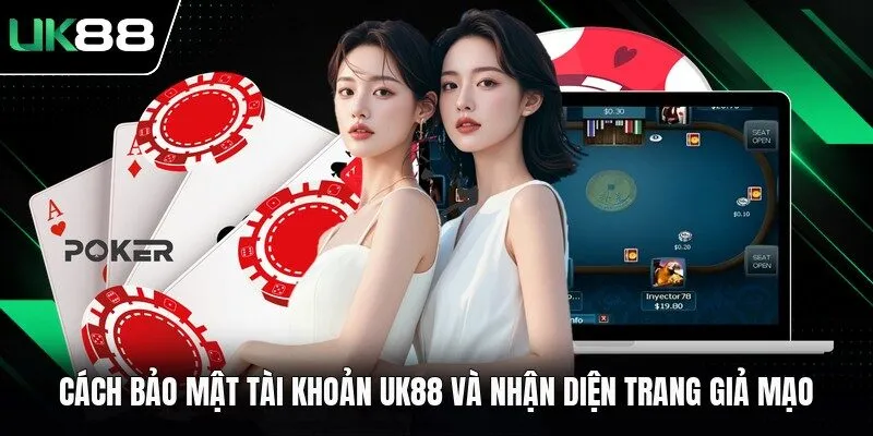 Cách bảo mật tài khoản UK88 và nhận diện trang giả mạo