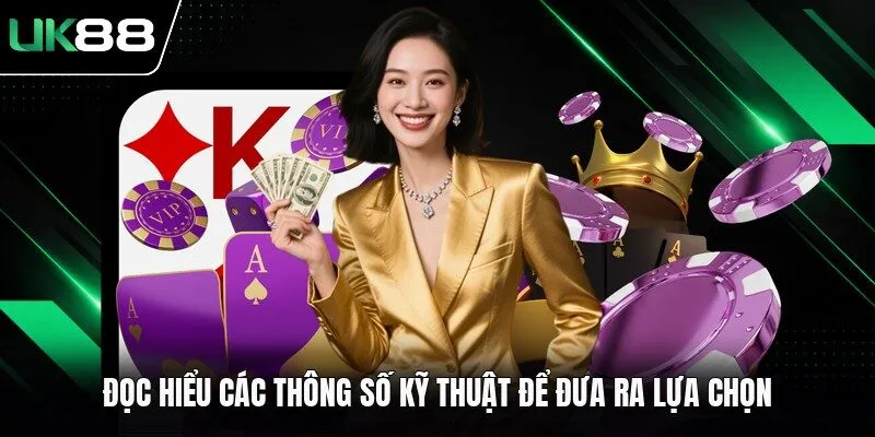 Đọc hiểu các thông số kỹ thuật để đưa ra lựa chọn