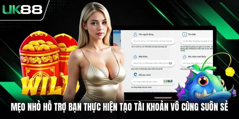 Mẹo nhỏ hỗ trợ bạn thực hiện tạo tài khoản vô cùng suôn sẻ
