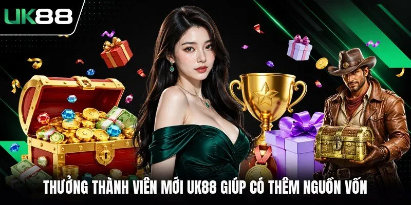 Thưởng thành viên mới UK88 giúp có thêm nguồn vốn
